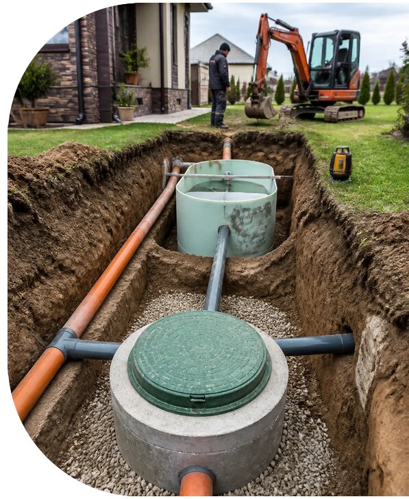 Реконструкция автономной канализации в Тобольске от 76253 р. | АПаруса-Тбл